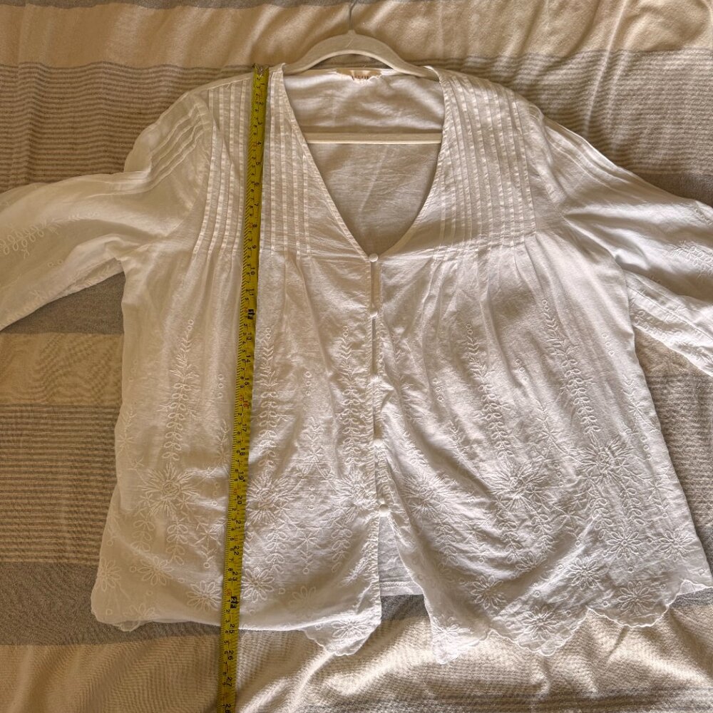 Solitaire Flowy Embroidered Top - Picture 7 of 7